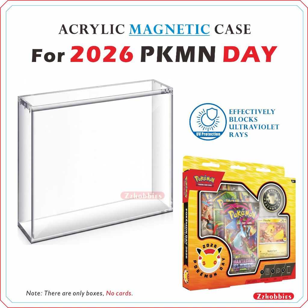 เคสแม่เหล็กอะคริลิคสําหรับ 2026 PKMN DAY5 มม. หนา