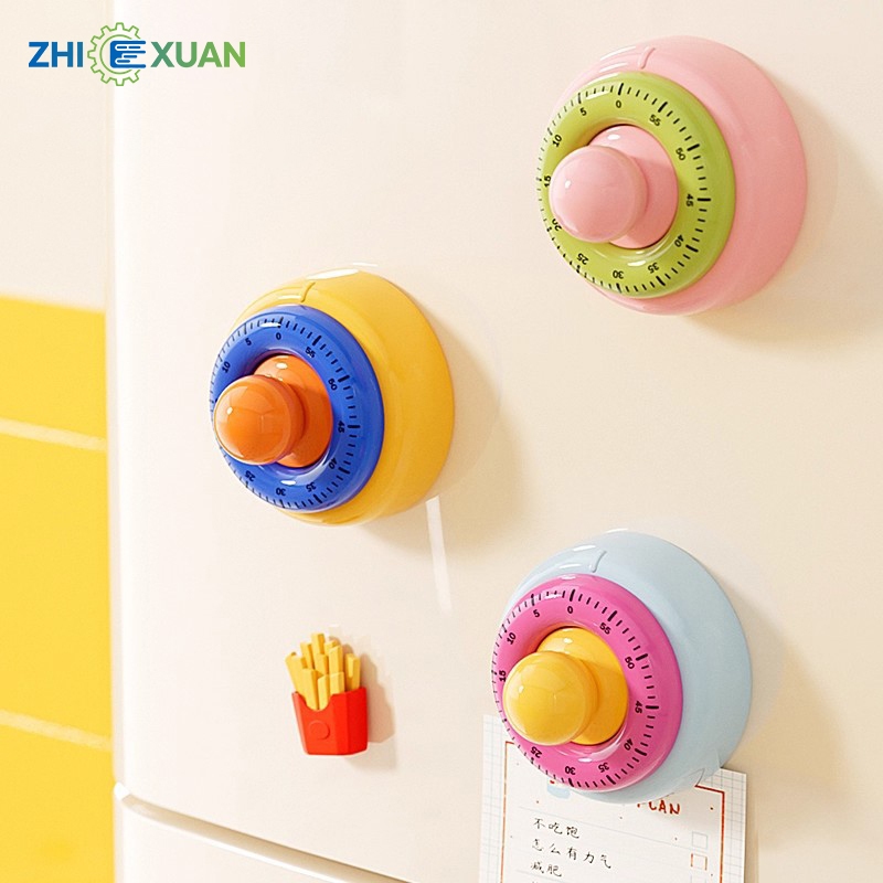 ZHI XUAN นาฬิกาจับเวลา ตัวช่วยทำอาหาร ใช้งานในห้องครัว หน้าปัดบอกเวลา ไม่ต้องใช้แบตเตอรี่