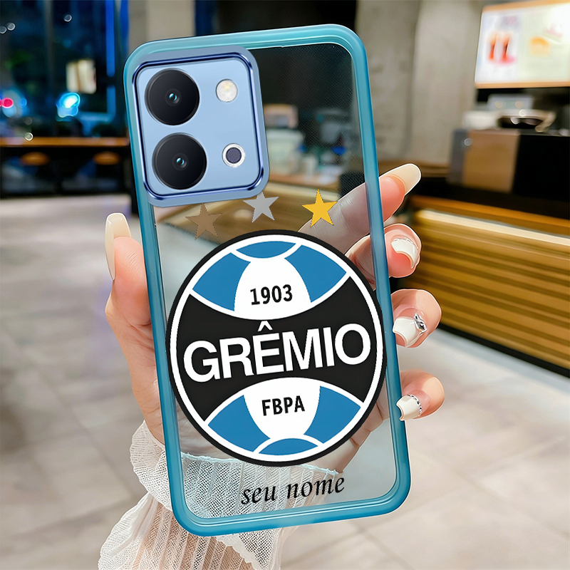 เคสสําหรับ POCO X8 Pro Max 5G ฝาครอบ Gremio Football Club ที่กําหนดเองชื่อกรณีกันกระแทก Clear Candy 