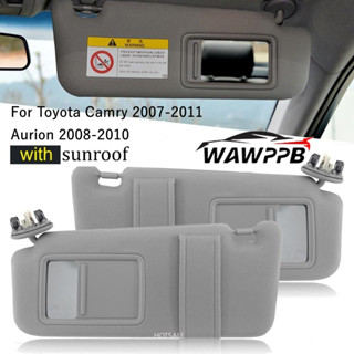 ที่บังแดดสีเทาอ่อนสีเบจด้านหน้าซ้ายขวาสําหรับ Toyota Camry 2…