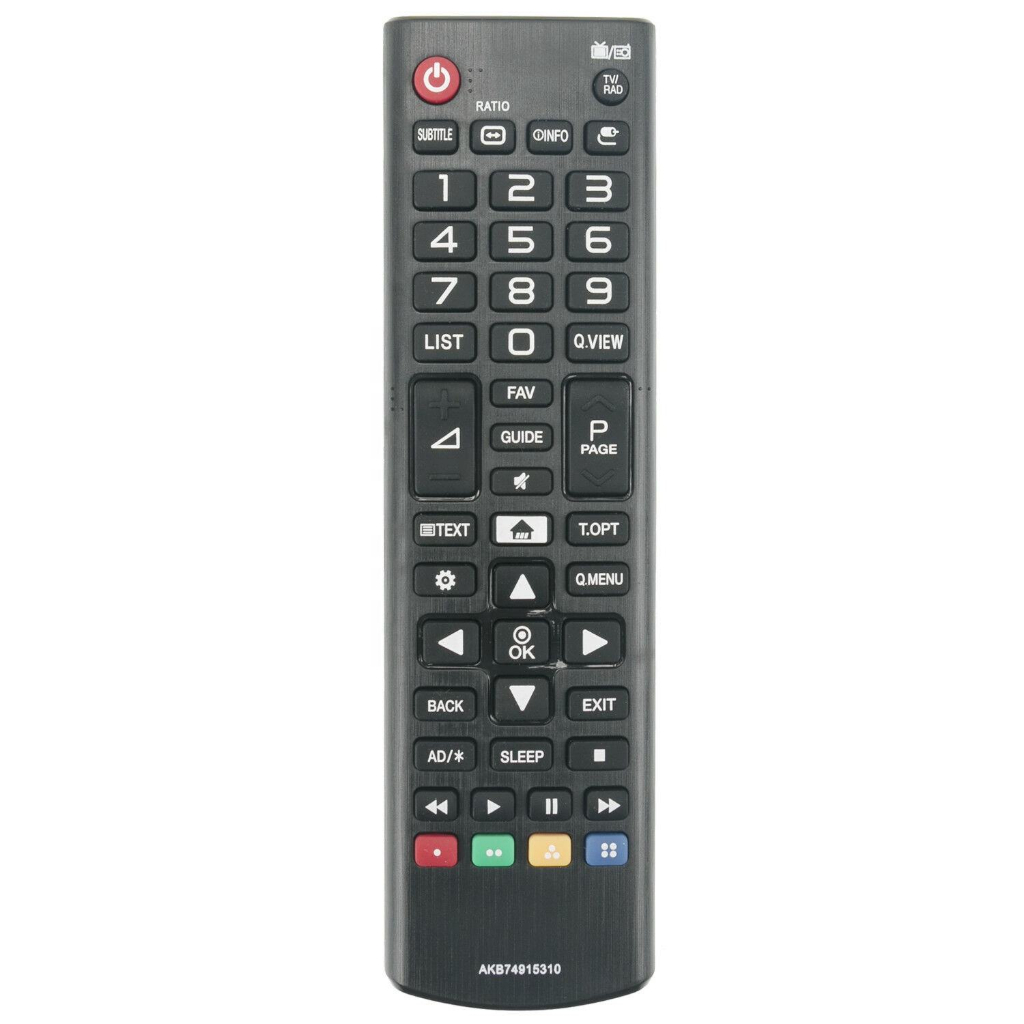 LG TV รีโมทคอนโทรล AKB74915310 Universal 32LF510B 32LF550B 42LF5500 43LF5100 49LF5100 49LF5500 55LF5500 สําหรับอุปกรณ์เสริมสมาร์ททีวีรีโมทคอนโทรล AKB74915310 สําหรับ 43LH571V-TE 43LH57