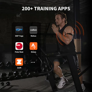 COOSPO HW9 Bluetooth 5.0 ANT+ ปลอกแขนวัดอัตราการเต้นของหัวใจพร้อมโซน HR/Calories Burned, Optical HRM Sensor สําหรับการฝึกฟิตเนส/ปั่นจักรยาน/วิ่ง,เข้ากันได้กับ Peloton,โยคะ