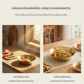 จัดส่งจากกรุงเทพฯ อ่างสแตนเลสเกรดอาหาร ทรงกลม ครัวเรือน อเนกประสงค์ ใช้ล้างผัก นวดแป้ง ใส่ซุป เก็บของได้ แข็งแรงทนทาน (อ่างขนม อ่างผัก ผลไม้) มี 3 ขนาดให้เลือก 17/20/23 ซม.
