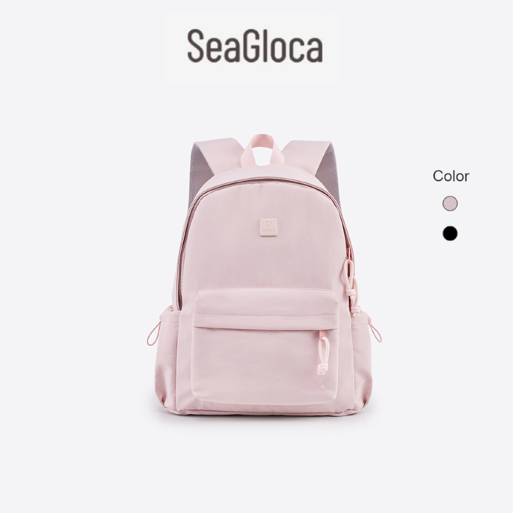 SeaGloca ซีโกลก้า กระเป๋าเป้สะพายหลังแล็ปท็อปความจุขนาดใหญ่เก๋กระเป๋านักเรียนนักเรียนมีสไตล์สําหรับผู้หญิงไม่มี 2601
