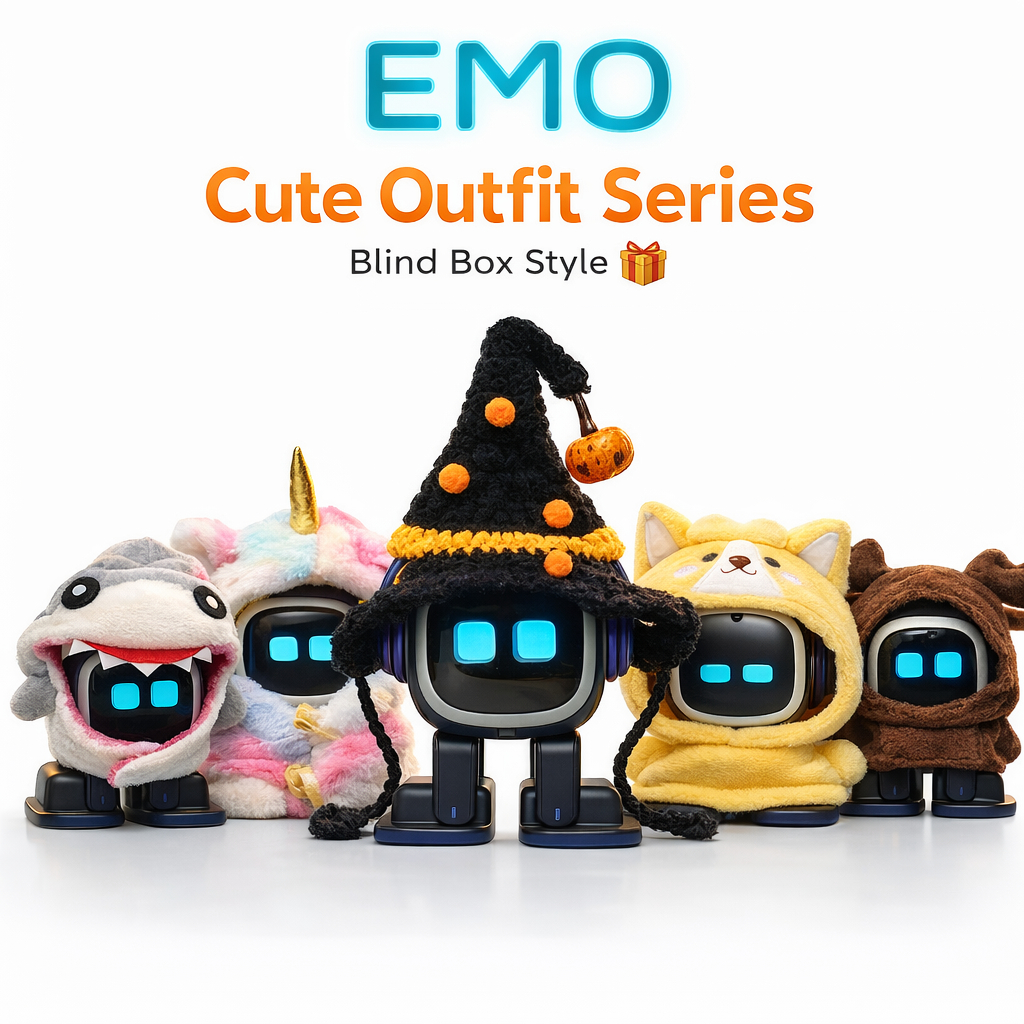 EMO Desk Robot Companion | ChatGPT-Powered AI Pet พร้อมคําสั่งเสียง บุคลิกภาพ เต้น และเกม | หุ่นยนต์