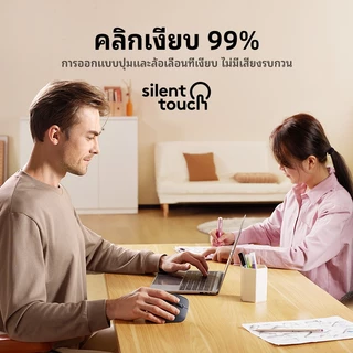Ugreen แนวตั้ง 4000DPI 2.4G เมาส์ไร้สายตามหลักสรีรศาสตร์เงียบคลิก 4 สปีดปรับ 10M การส่งสัญญาณที่เสถียรสําหรับแล็ปท็อป PC Windows