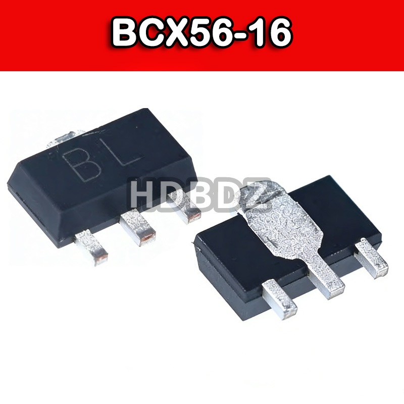 10~20PCS BCX56-16 BL SOT-89 NPN 80V/1A Triod IC SMD