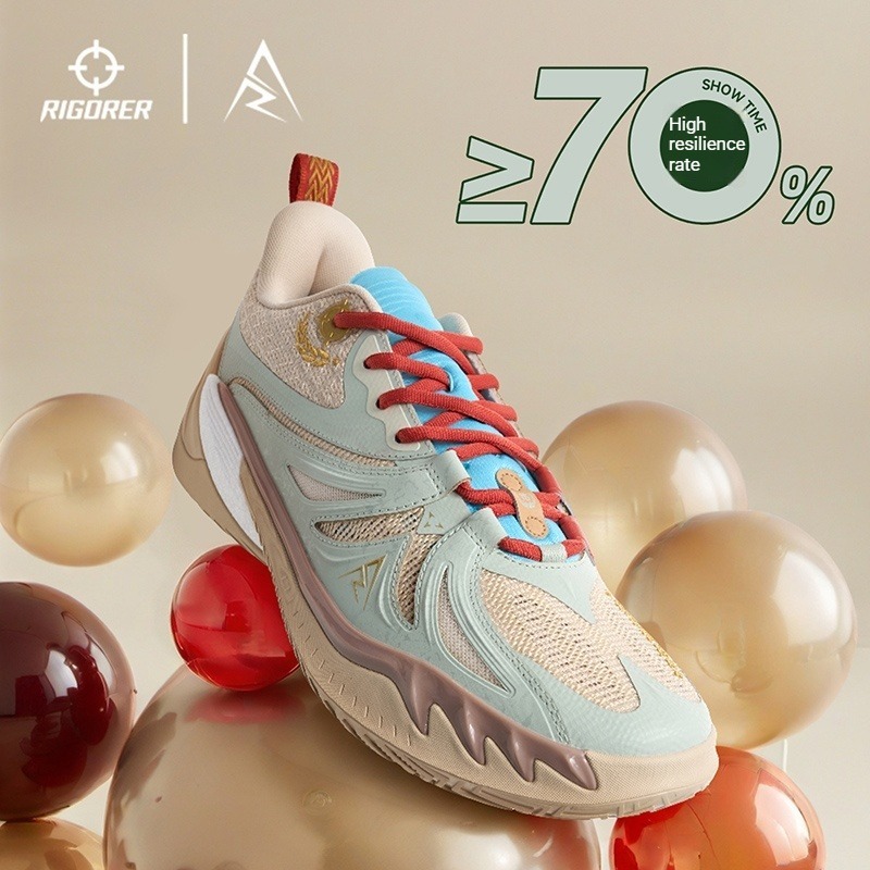 RIGORER Austin Reaves AR3 HBK รองเท้าบาสเก็ตบอล Low Top ผู้ชาย ระบายอากาศได้ดี และมีน้ำหนักเบา — صورة 2