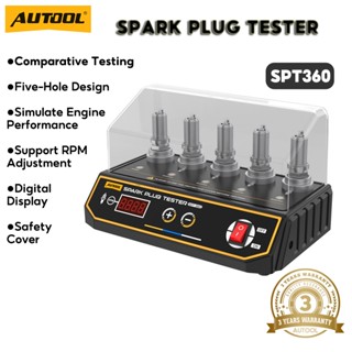 AUTOOL SPT360 เครื่องทดสอบหัวเทียน สำหรับรถยนต์
