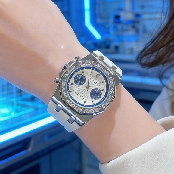 CILOAใหม่สไตล์เพชรเต็มภาษาอังกฤษนาฬิกาหญิง สุภาพสตรียี่ห้อนาฬิกาข้อมือหญิงหญิงนาฬิกาหรูหราสาวนาฬิกาข้อมือแนวโน้ม 666