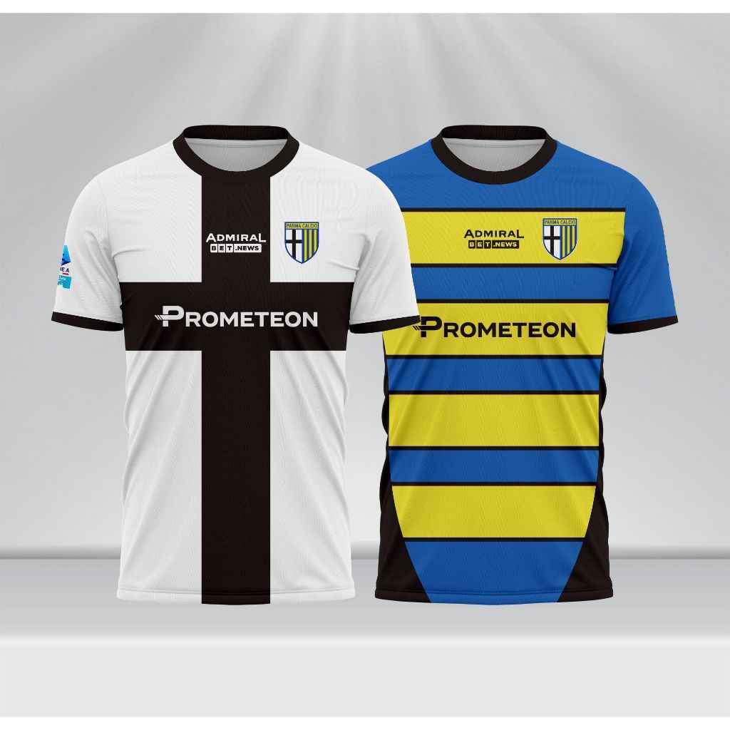 เสื้อทีม Parma Home Away 2024/2025 สำหรับผู้ใหญ่และเยาวชน