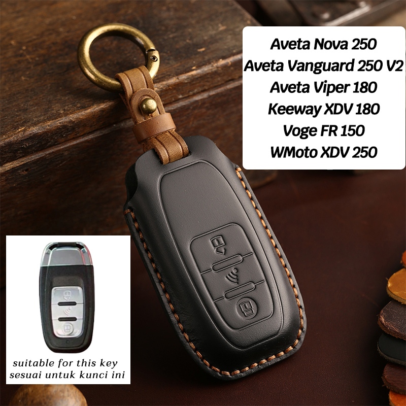 Aveta Vanguard 250 V2 Aveta Nova 250 Keeway XDV 180 cowhide Key holder Viper 180 WMoto XDV 250 Voge 