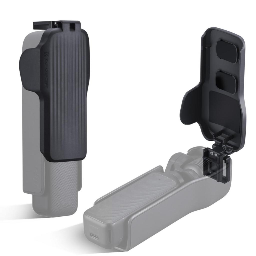 K&F Concept Cover Case สําหรับ DJI Osmo Pocket 3 อุปกรณ์เสริม, ฝาครอบป้องกัน Hard Protector ถือ 2 CPL/ND/VND/ตัวกรองหมอกสีดําสําหรับ DJI Osmo Pocket 3 Creator Combo