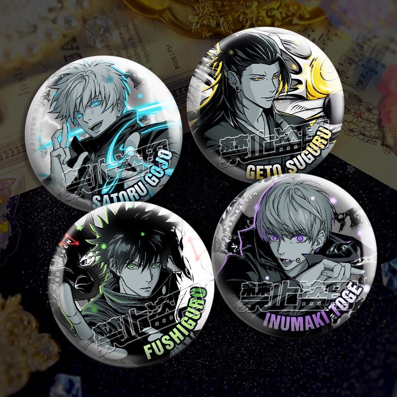 เข็มกลัด cosplay Gojo Satoru จาก Jujutsu Kaisen พร้อมดีไซน์เก๋ ของสะสมและ.ACCESSORY_FOR_STYLE