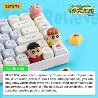 52TOYS Crayon Shin-chan Tap & Relieve Series Blind Box Figure Toy