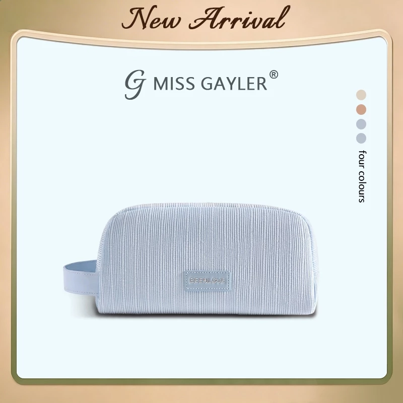 【สินค้าสิ้นสต็อก】MISS GAYLER กระเป๋าเครื่องสำอาง กระเป๋าเก็บของ ผ้าไนลอนกันน้ำ หลายช่องใส่ของ ขนาดกำลังดี ซิปคุณภาพสูง พร้อมส่ง