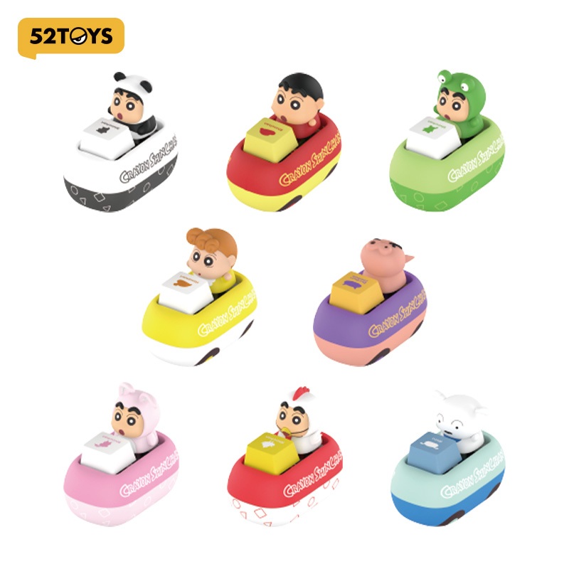 52TOYS Crayon Shin-chan Tap & Relieve Series Blind Box Figure Toy（Whole Set）