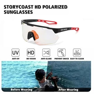 SEVBRO Photochromic sunglass แว่นตาขี่จักรยานแว่นตาจักรยานแว่นตาขี่ UV400 จักรยานเสือภูเขาแว่นตากันแดดถนน