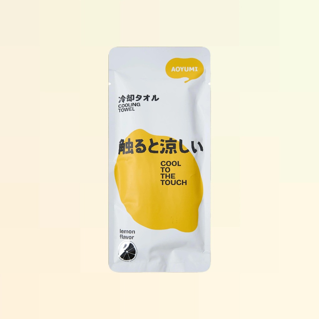 【NEW】AOYUMI เย็นนาน 2-3 ชั่วโมง เปียกน้ำแล้วเย็นซ้ำได้ Long-lasting Cooling Towel ผ้าเย็นลดไข้ เย็นเร็ว เย็นนาน เหมาะสำหรับอากาศร้อน ออกกำลังกาย เดินทาง และกิจกรรมกลางแจ้ง T-21