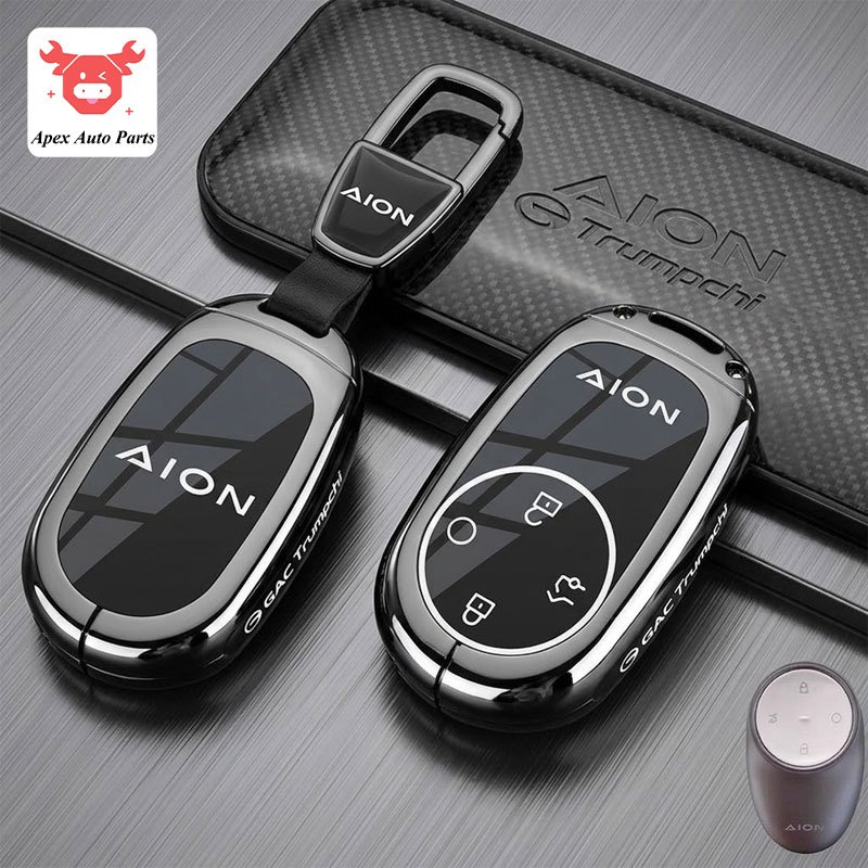 【Apex】เคสกุญแจรีโมทรถยนต์ AION V AION UT  ขั้นสูงสังกะสีอัลลอยด์รถ เคสกุญแจ เคสรีโมทรถยนต์ รีโมทคอนโทรลฝาครอบป้องกันรอยขีดข่วน