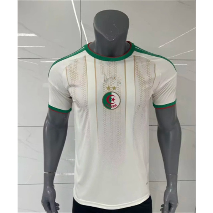 (S-XXL)พัดลมเวอร์ชั่น 2026 27 Algeria Jersey การฝึกอบรมที่บ้าน เสื้อฟุตบอลกีฬาผู้ชาย