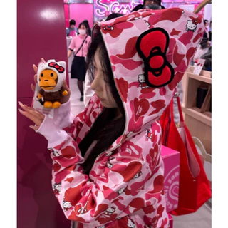 2026 BAPE แฟชั่นเสื้อแจ็กเก็ตลําลองลายพรางสไตล์ใหม่สําหรับผู้ชายและผู้หญิง 0819