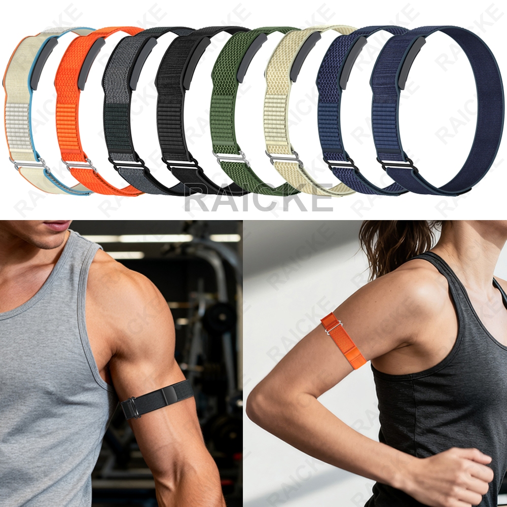 ปลอกแขนไนลอนสายรัด Sport Bicep สําหรับสายรัด Amazfit Helio Strap