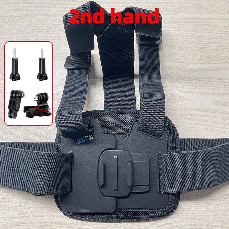 สายรัดปรับ GoPro สายรัดหน้าอก สายรัดศีรษะ อุปกรณ์เสริม Gopro Mount มือสอง