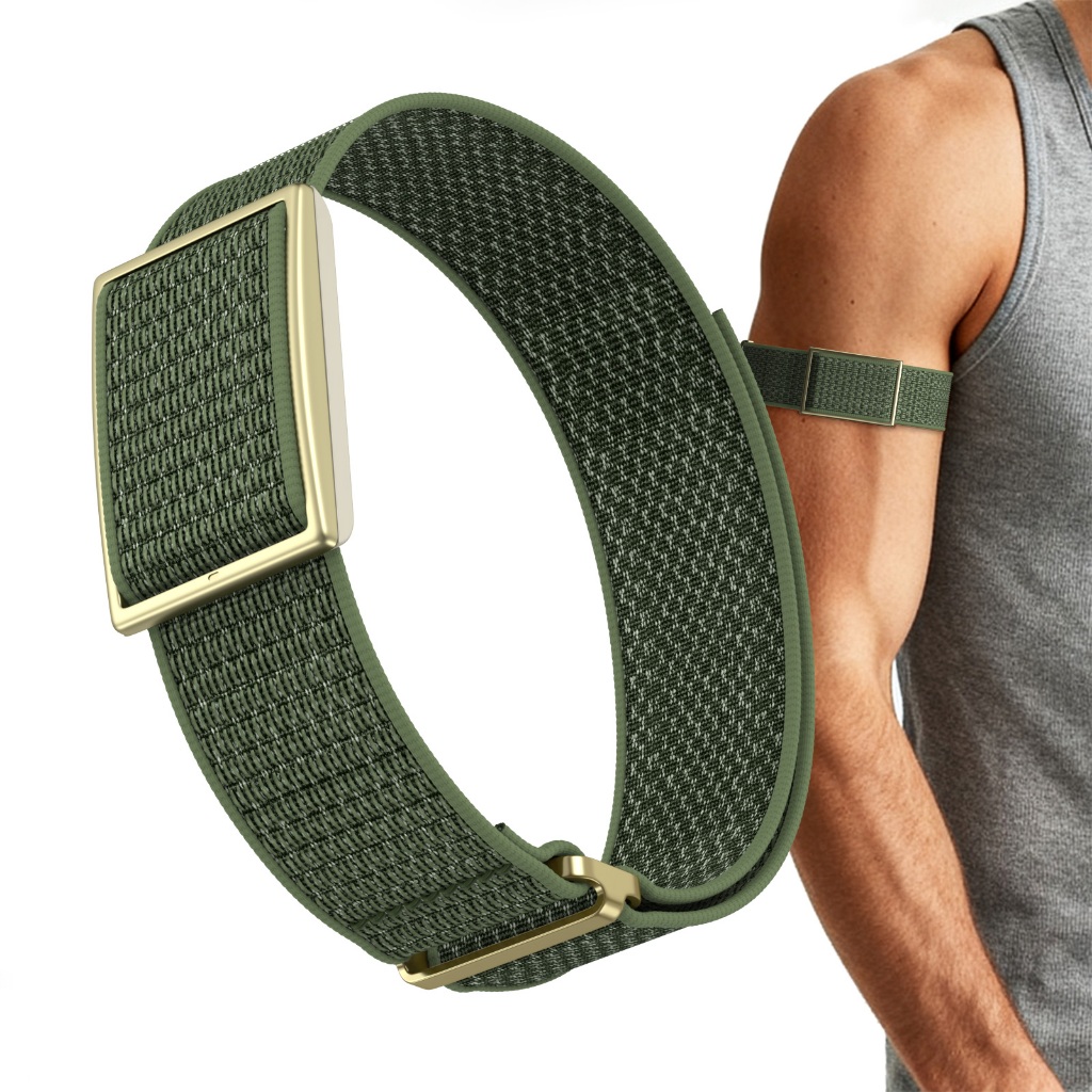 สายรัดไนล่อนสายรัด Bicep ที่หายใจได้สำหรับ Polar Loop