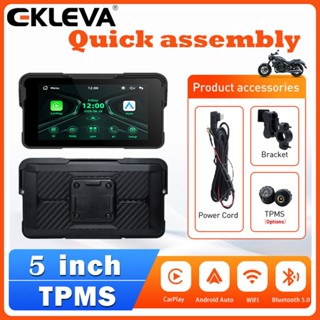 EKLEVA Wireless CarPlay Moto Android Auto Portable Digital M…