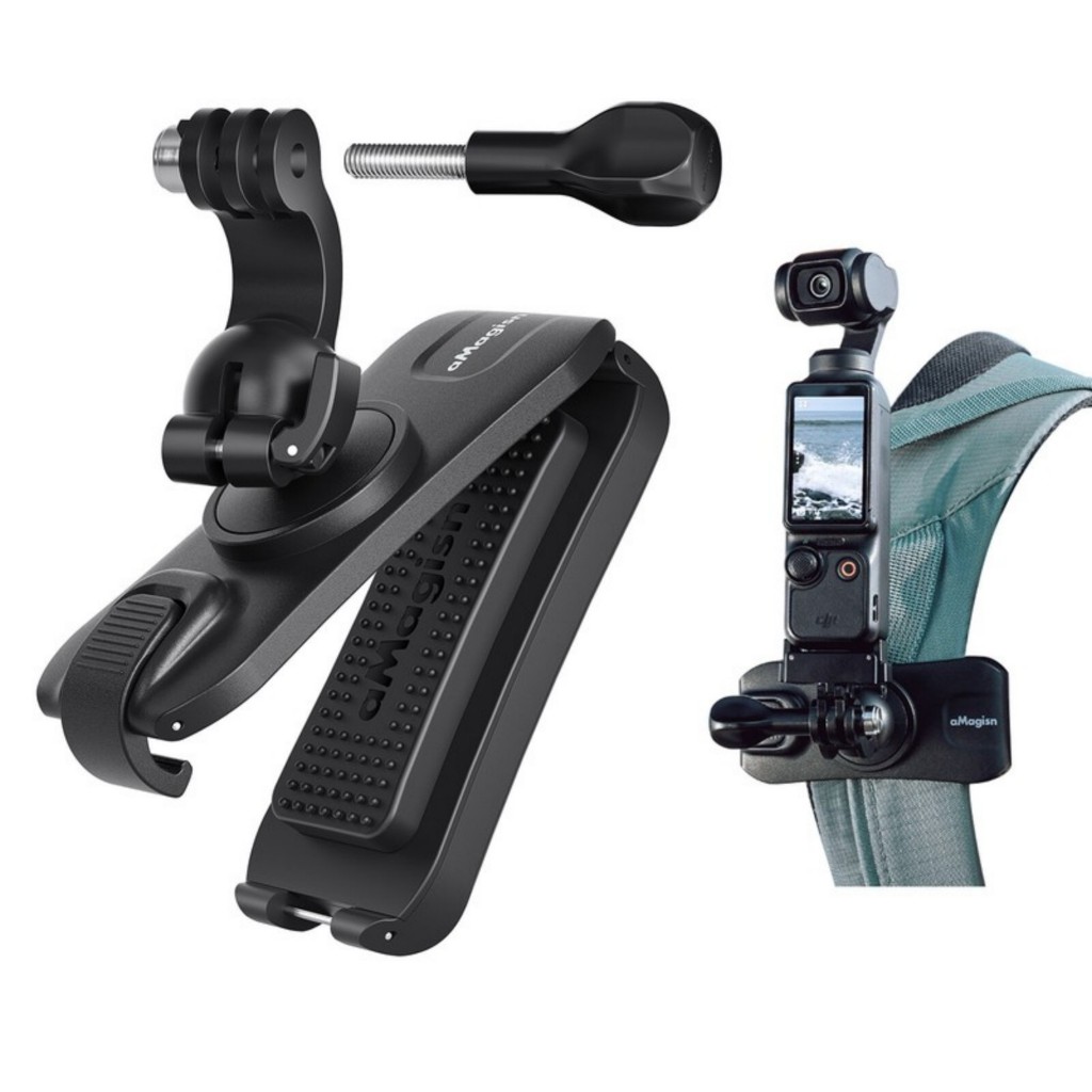 คลิปกระเป๋าเป้สะพายหลัง Gimbal ที่ปลูกเองสําหรับ GoPro13 12 Insta360 DJI Universal