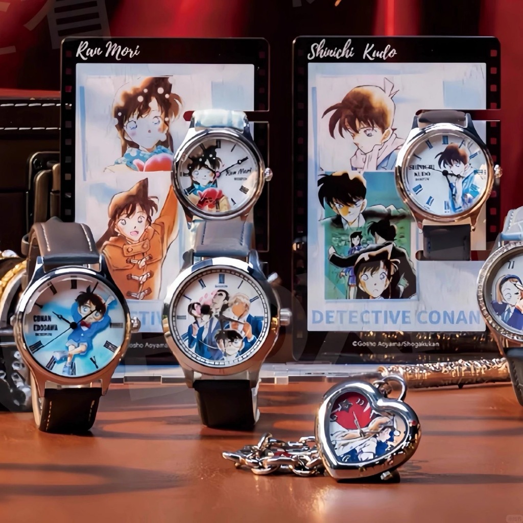 ของแท้ Detective Conan นาฬิกากล่องสุ่ม รุ่นที่ 2 Memory Fragment นาฬิกาข้อมือของสะสม Boxfun พร้อมส่ง