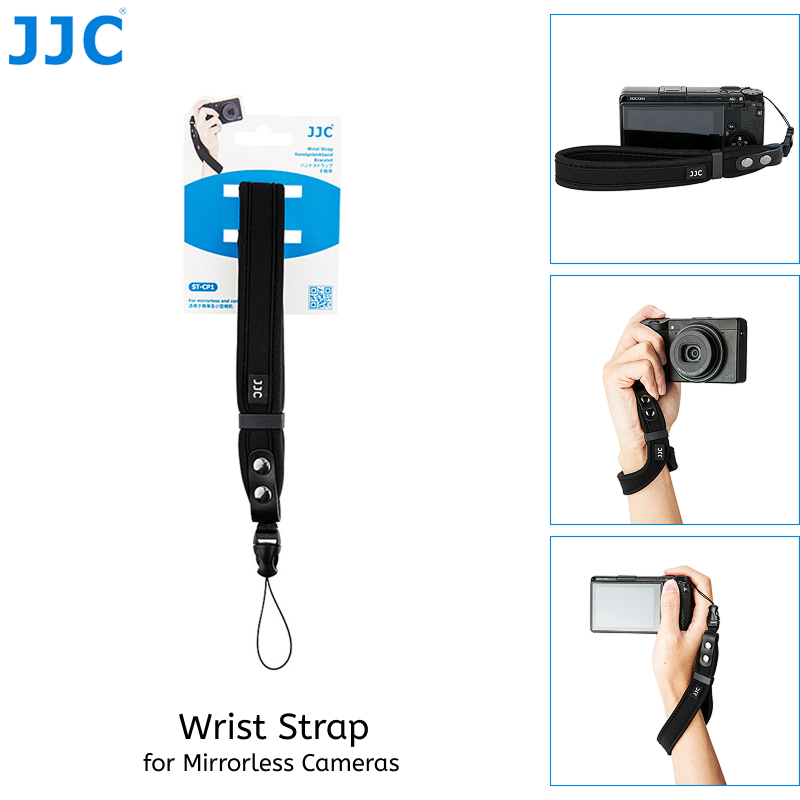 JJC ST-CP1 สายรัดข้อมือสําหรับ Ricoh GR4 GR IIIx GR III GR II GR IV GRIV HDF Monochrome ZV-1 ‌RX100 