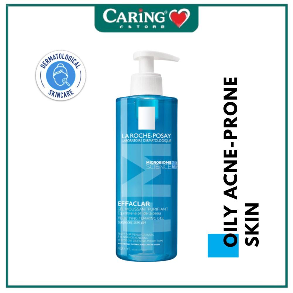 [EFFACLAR] LA ROCHE POAY FOAMING GEL CLEANSER 400ML | For Oily Acne-Prone to Sensitive Skin