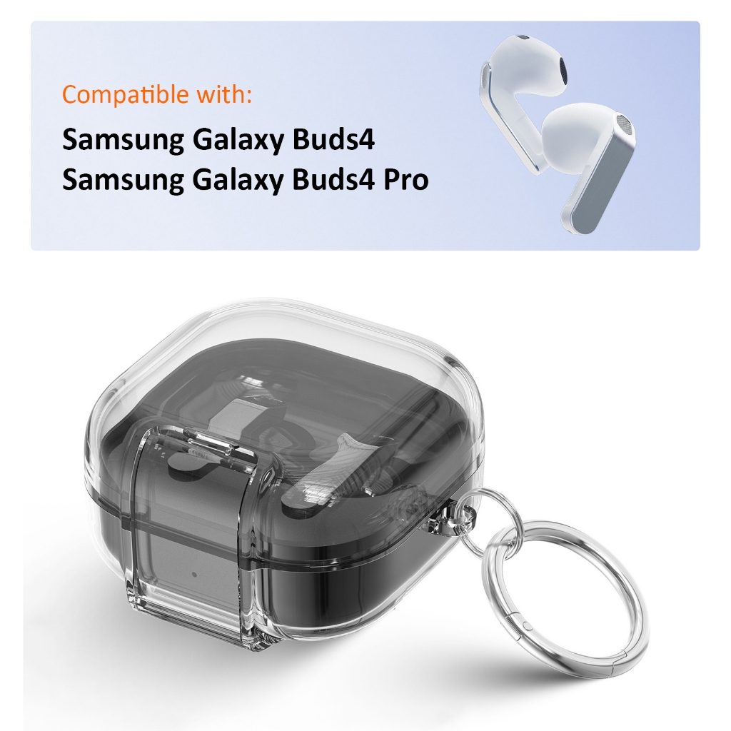 สําหรับ Samsung Galaxy Buds 4 Case เคสใส / Buds 4 Pro Case เคสกันกระแทก