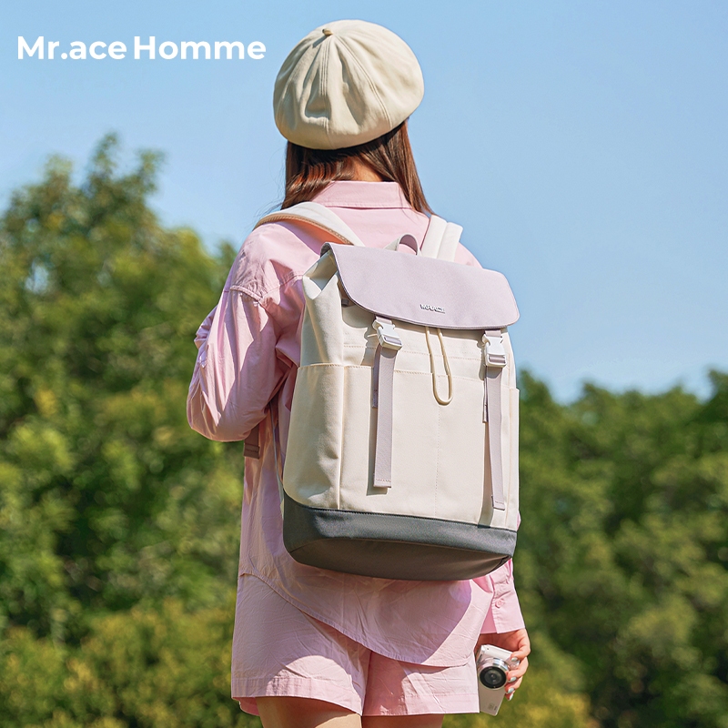 Mr.ace Homme حقيبة ظهر بسيطة كبيرة خفيفة — صورة 3