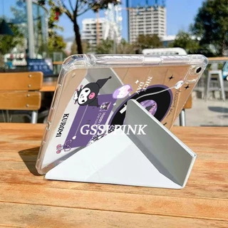 [Kuromi]เคสสําหรับiPad A16 Gen11 Air8 M4 2026 7 M3 2025 Pro 11 Air 6 5 4 10.9 Gen10 Gen9 Gen8 Gen7 10.2 บันทึกTPUกันกระแทกพร้อมช่องดินสอ