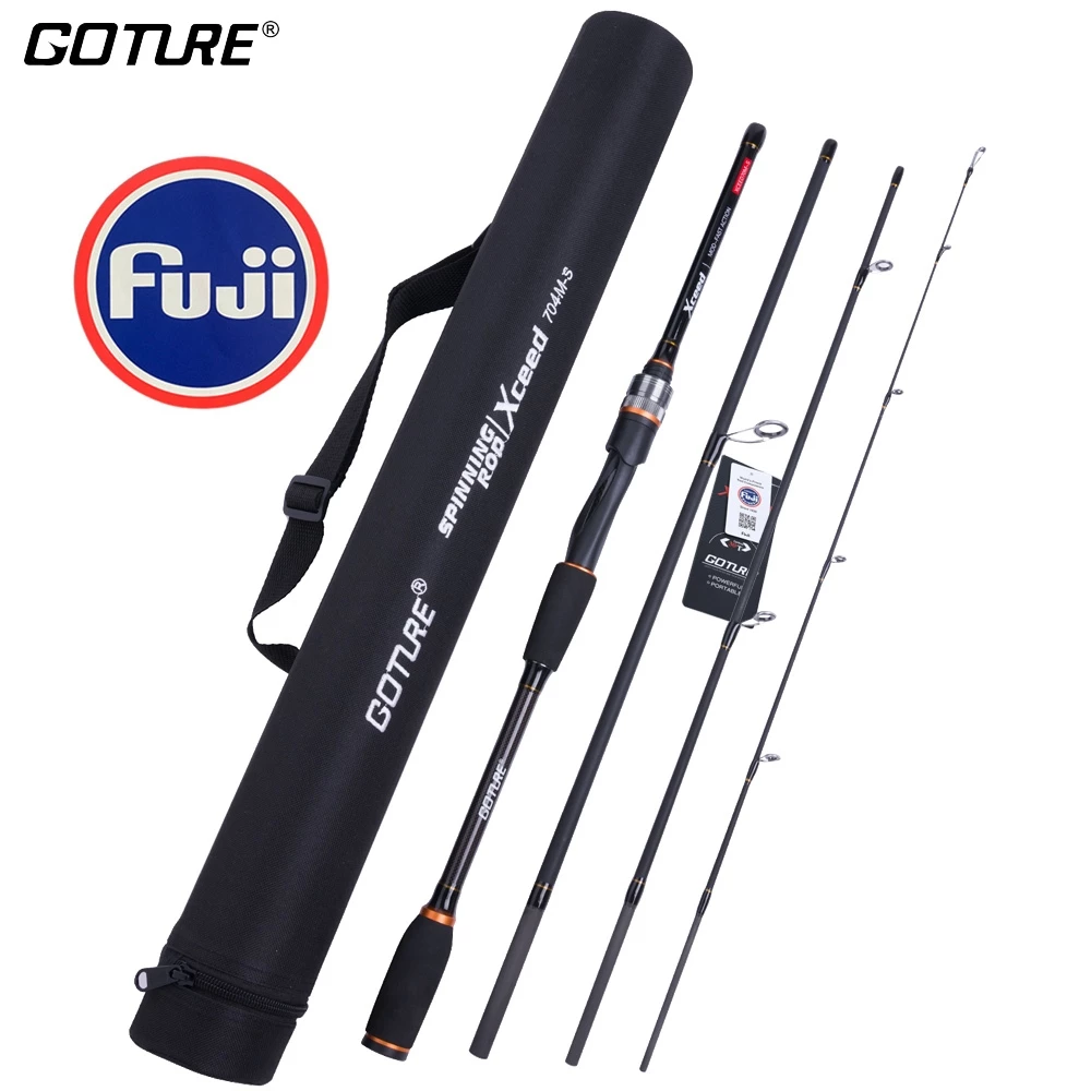 GOTURE Xceed Fuji คันเบ็ดตกปลา สปินนิง ขนาด1.98M/2.1M/2.4M/2.7M จัดส่งจากไทย
