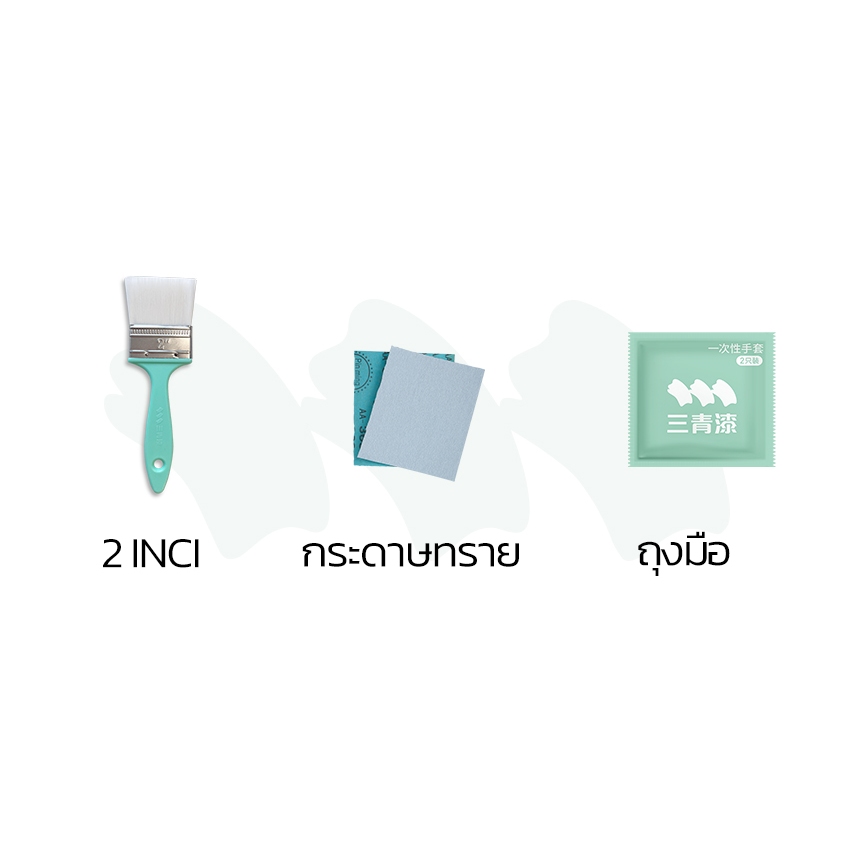 เครื่องมือเพ้นท์เพ้นท์เพ้นท์สี/แปรงทาสี/กระดาษขัด/ถุงมือแบบใช้แล้วทิ้ง