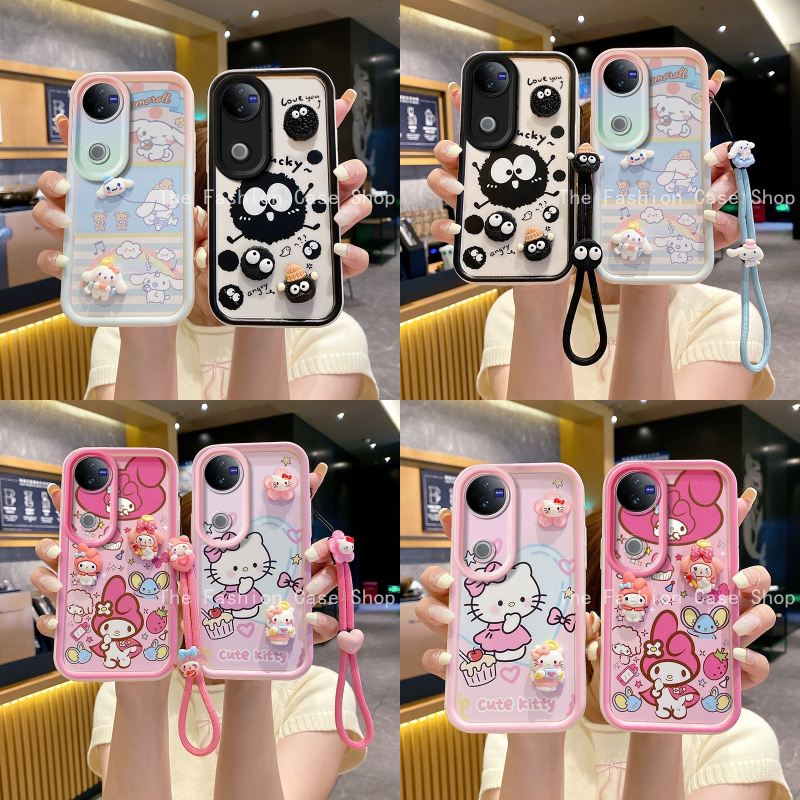 พร้อมส่ง! TPU กันกระแทก เคส Vivo V50 / V50E 5G / V2427 / V2428 ลายการ์ตูนน่ารัก สดใส ใส่ได้ทุกเพศ XXTYGZ