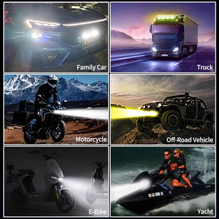 Carolyn Triple เลนส์ LED Spotlight 300W Solenoid Beam Switching LED ไฟหน้า Universal รถรถจักรยานยนต์ Grille Light รถอุปกรณ์เสริม