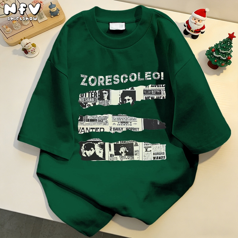 ส่งจากไทย✨พร้อมส่ง เสื้อยืดคอกลม ผ้าฝ้าย แขนสั้น โอเวอร์ไซซ์ ใส่สบาย ลายพิมพ์แฟชั่น 100% Cotton T-shirt YG401