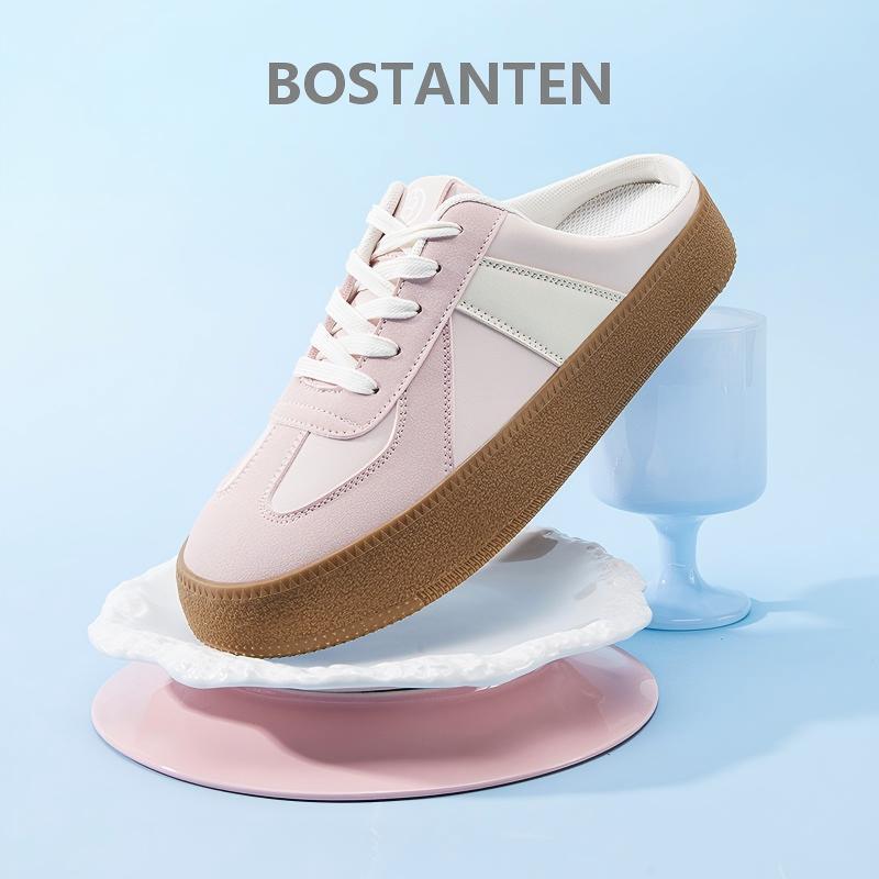BOSTANTEN รองเท้า GAT ผู้หญิง สไตล์มินิมอล แมทช์ง่ายทุกลุค น้ำหนักเบา พื้นนุ่ม ระบายอากาศดีเยี่ยม กันลื่น