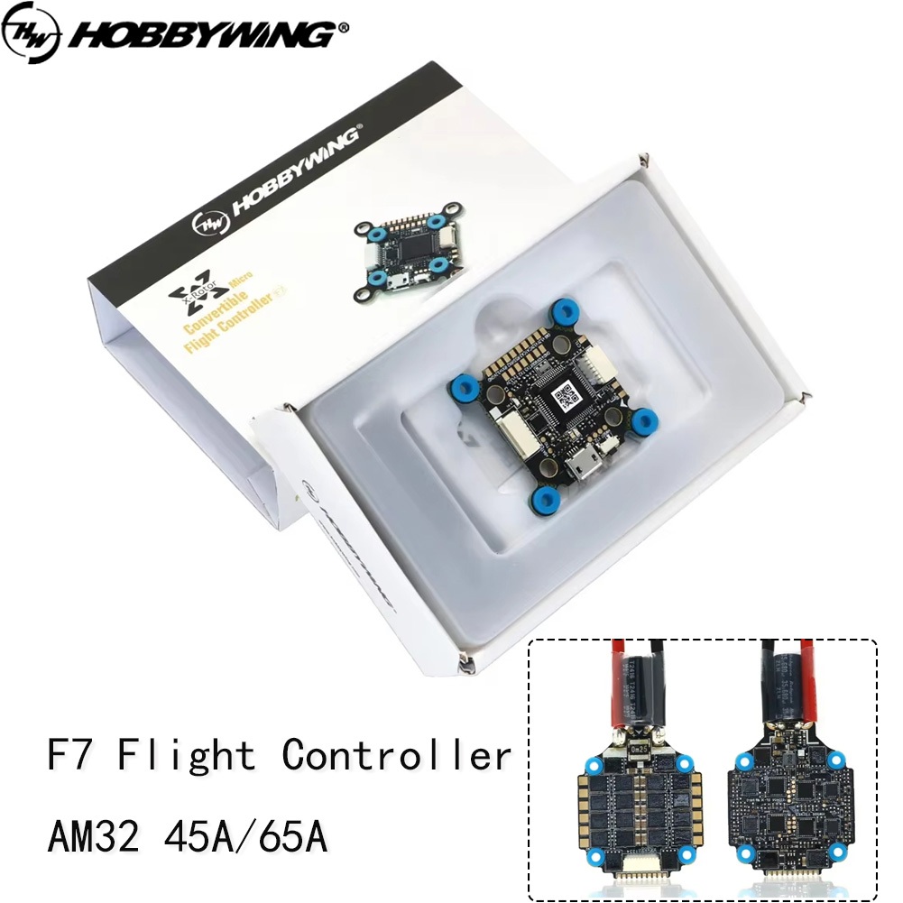 Hobbywing Xrotor F7 Flight Controller AM32 45A 65A 4in1 G2 ESC 3-6S สําหรับ RC FPV Racing Drone