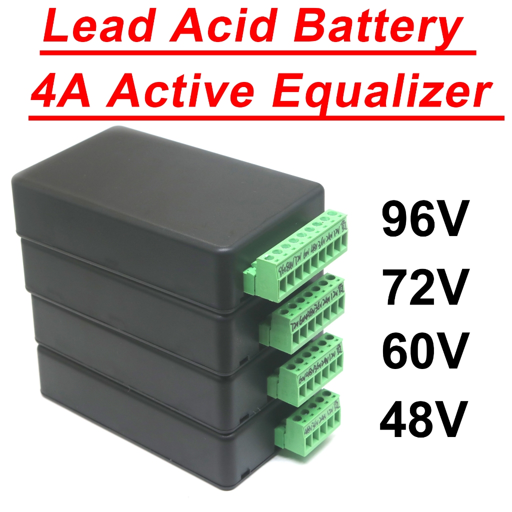 4A แบตเตอรี่ตะกั่วกรด Active Equalizer Balancer Board แรงดันไฟฟ้าอัตโนมัติ DC 24V 36V 48V 60V 72V 96V ไฟฟ้ารถรถ
