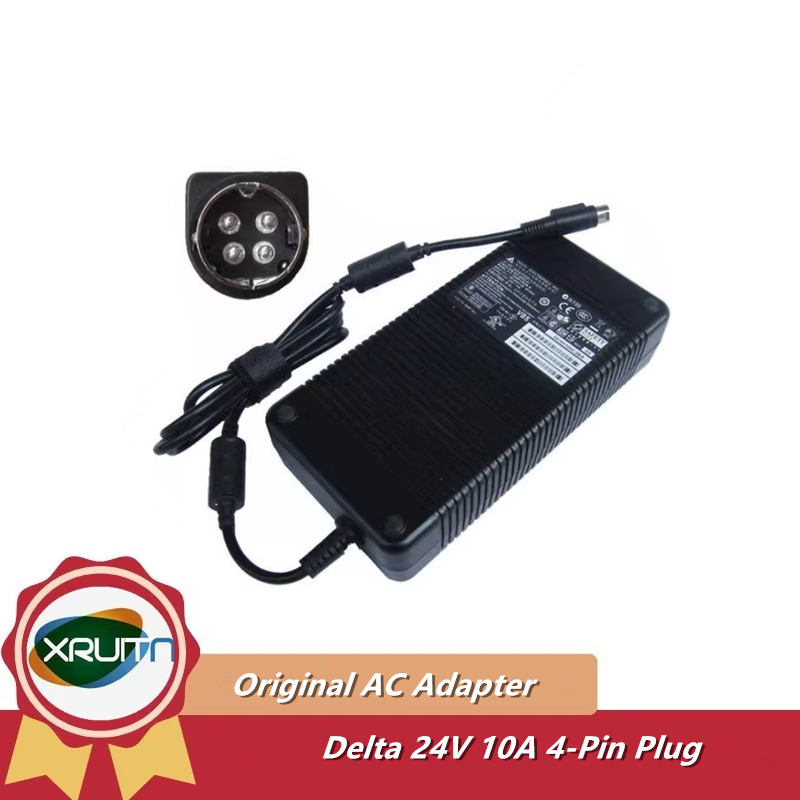 Delta EADP-240AB B 24V 10A 4-Pin Plug 240W AC Adapter Charger 240W แหล่งจ่ายไฟ
