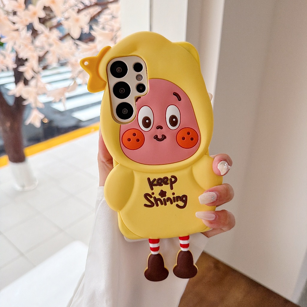 การ์ตูนน่ารัก 3D สตาร์ - เด็ก เคสซัมซุง Galaxy S26 Ultra S26 Plus S26 S25 FE S25 Ultra S25 Plus S25 S24FE S24 Ultra S23 Ultra S22Ultra A57 A56 A55 A54 A37 A36 A35 A34 5G Case ซิลิโคนอ่อนนุ่มป้องกันการตก เปลือกอ่อน