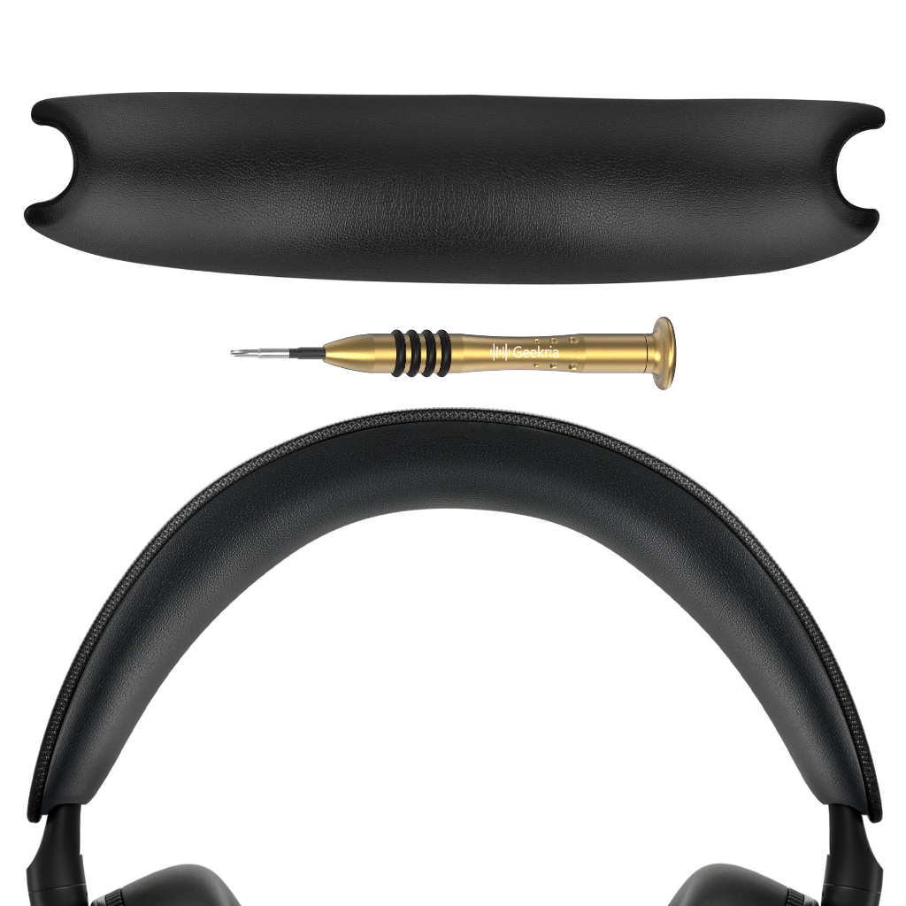 Geekria Protein Leather Replacement Headband Pad เข้ากันได้กับ Bowers & Wilkins Px7 S3/ Px8 S2 หูฟัง