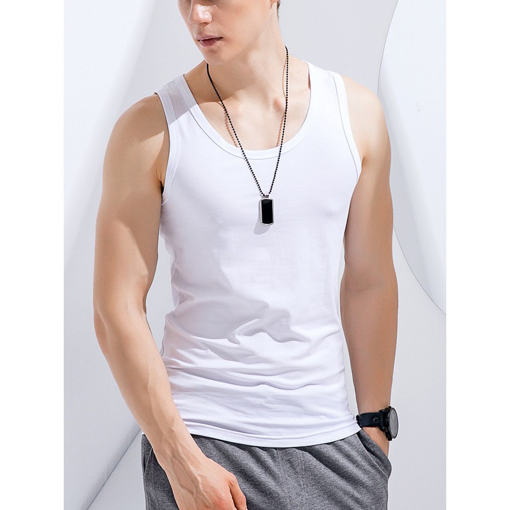 เสื้อกั๊กผู้ชายสบายหลวมสบายๆด้านบน