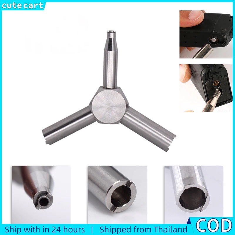 เครื่องมือถอดวาล์วมืออาชีพกุญแจประแจเหล็กความแข็งแรงสูงสําหรับช่าง HVAC DIYers ปลอดภัยและแม่นยํา
